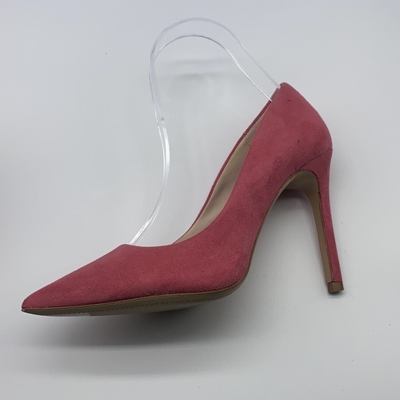 H&M - Raspberry Pink Suede Like Heels Size 36 or 5.5 - Picture 11 of 16